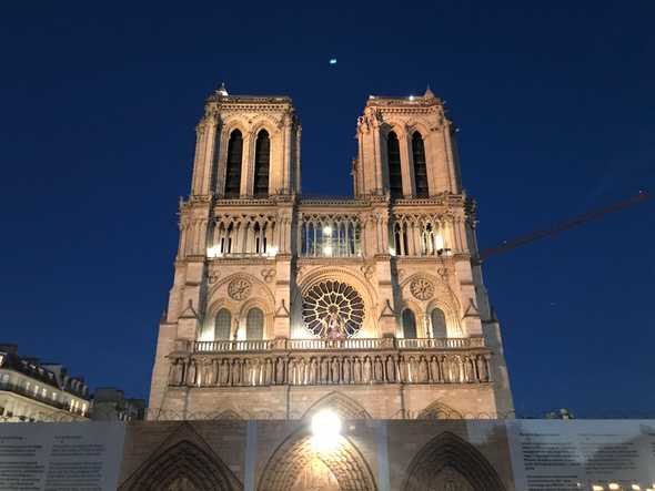 Burned Notre Dame
